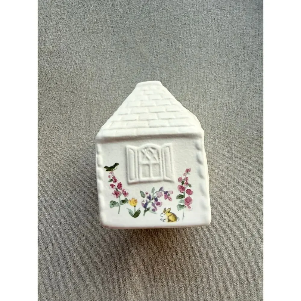Vintage Pfaltzgraff Cottage Pepper Shaker Cream Floral USA